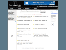 Tablet Screenshot of annuaire.cours-de-photo.com